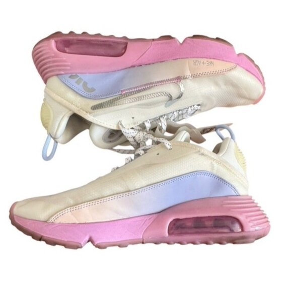 Nike Air Max 2090 Women's Sz 9  Pink Summit White Silver Sneakers CZ8130-100 - Picture 11 of 14